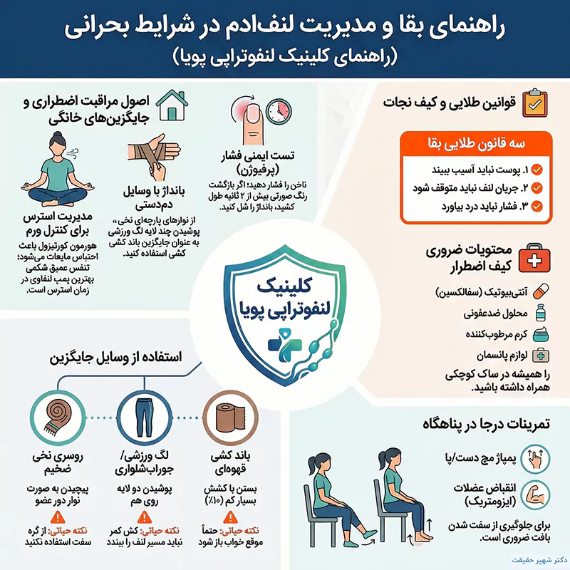 مدیریت لنف ادم در شرایط جنگی